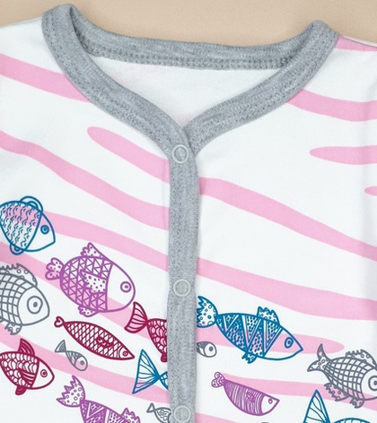 Боди FISH (розовый)