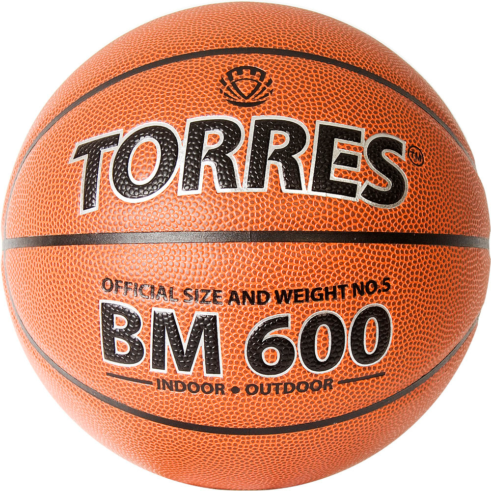 Мяч баскетбольный TORRES BM600 B32025, размер 5