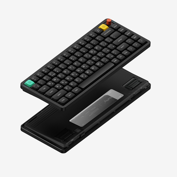 Беспроводная ультратонкая механическая клавиатура Nuphy AIR75v3 Nebula Dark, RGB, Hot Swap, Red Nano Switch, NuPhy IO 2.0 (AIR75v3-ND-RN)