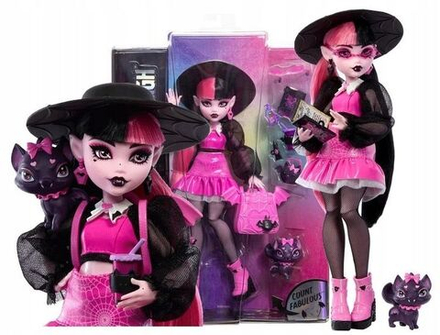 Кукла Mattel Monster High Draculaura - Дракулаура с животным - Кукла с аксессуарами Монстр Хай HRP64