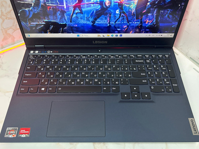 Ноутбук Lenovo Legion 5 15ACH6H (82JU005ERK) 15.6"/AMD Ryzen 7 5800H/RAM 16GB/SSD 1024GB/GeForce RTX 3070 8GB/1920*1080/IPS 165Hz/DOS/Подсветка кл-ры: LED/черный