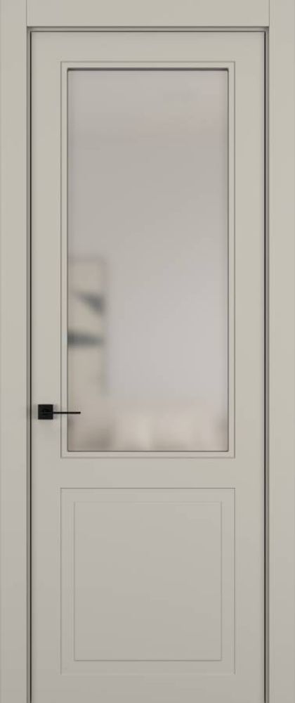 Дверь 02V GEOMETRY Матовый Серый шелк