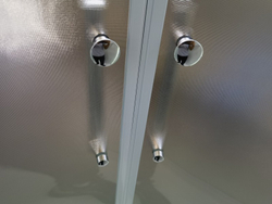 Душевая кабина Esbano (Эсбано) ES-L115CR L, с низким поддоном, с электрикой и LED освещением, 115х85х210