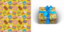 Hədiyyə kağızı \ Упаковочная бумага "Вкусняшки" 70 х 100 см