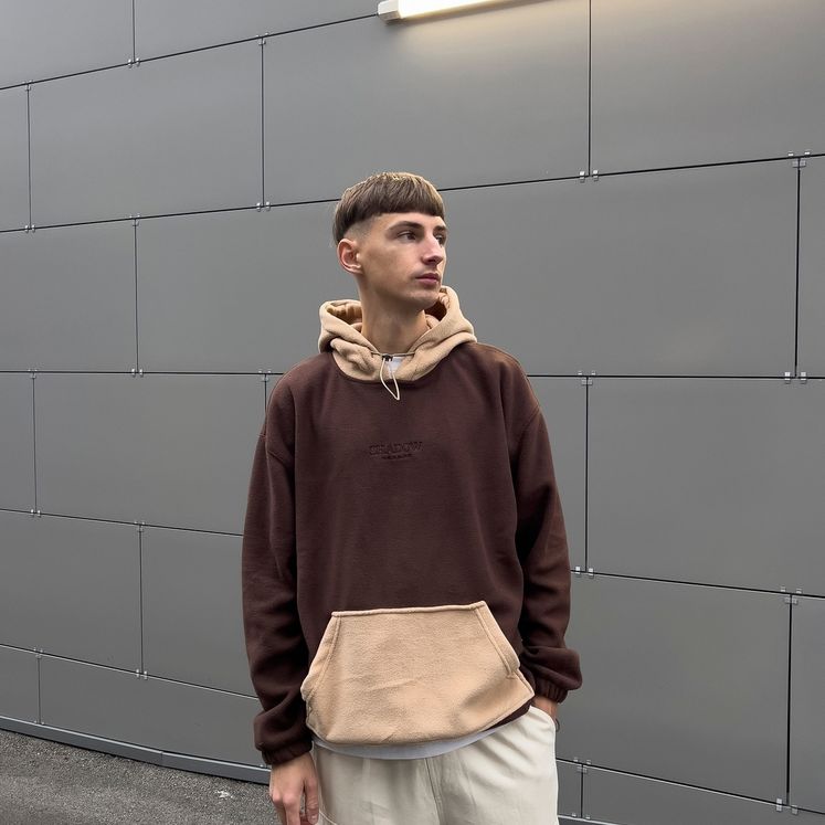 Худи SHADOW Fleece Combo, корич/песочный