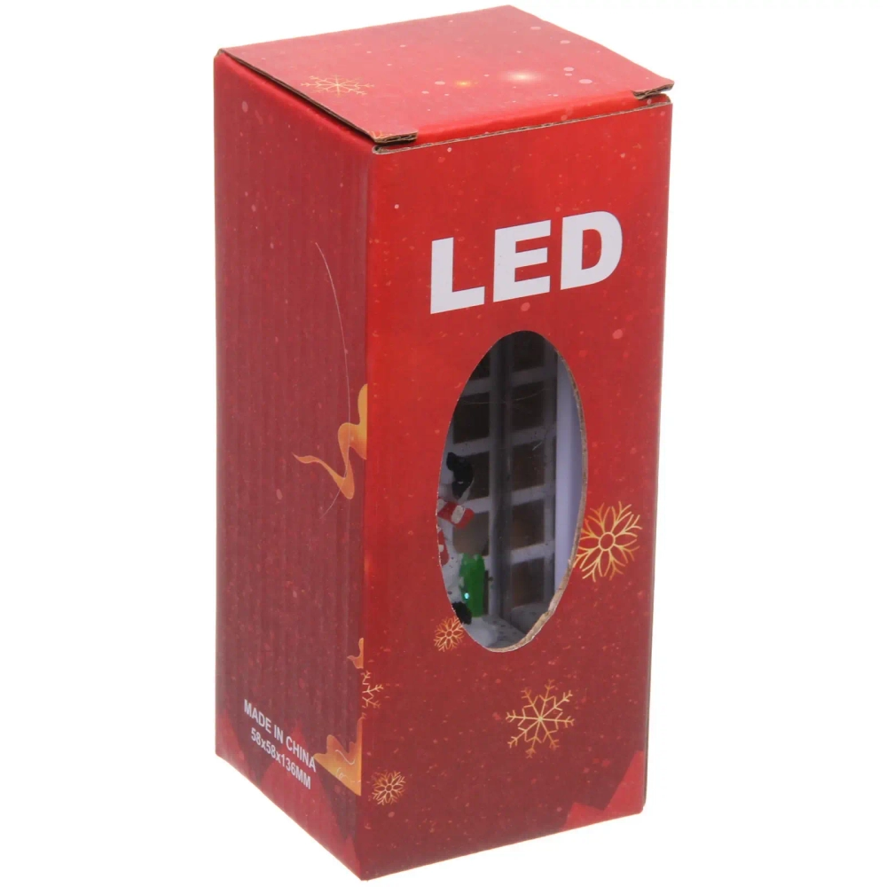 Сувенир с подсветкой «Новогоднее чудо» 5,2*11,5 см, Белый