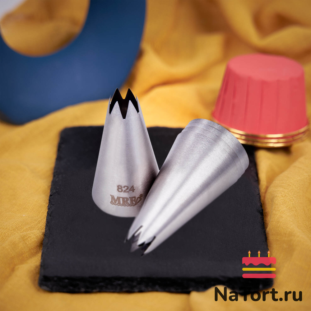 Насадка кондитерская №824 «Открытая звезда 6 лучей»