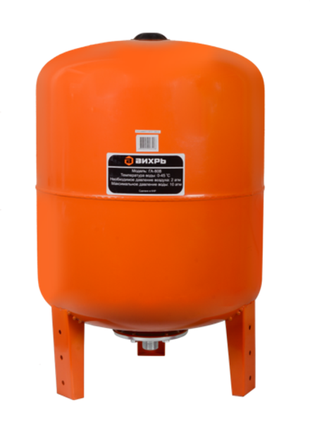 Гидроаккумулятор (гидробак) Вихрь ГА-80В