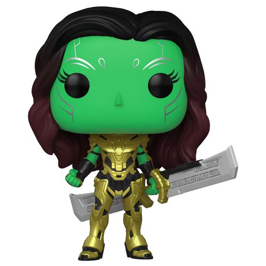 Фигурка Funko POP! Bobble Marvel What If Gamora w/Blade of Thanos (970) 58651 / Фигурка Фанко ПОП! по мотивам сериала "Что, если... ?", Гамора