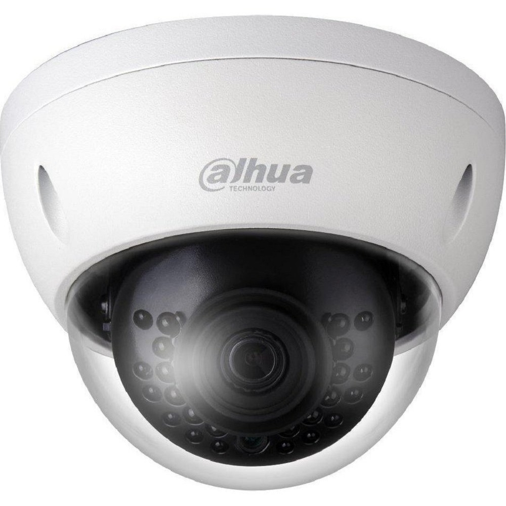 DAHUA DH-IPC-HDBW1230EP-0280B-S5 Уличная купольная IP-видеокамера 2Мп, 1/2.8” CMOS, объектив 2.8мм, ИК 30м, IP67, IK10, металл