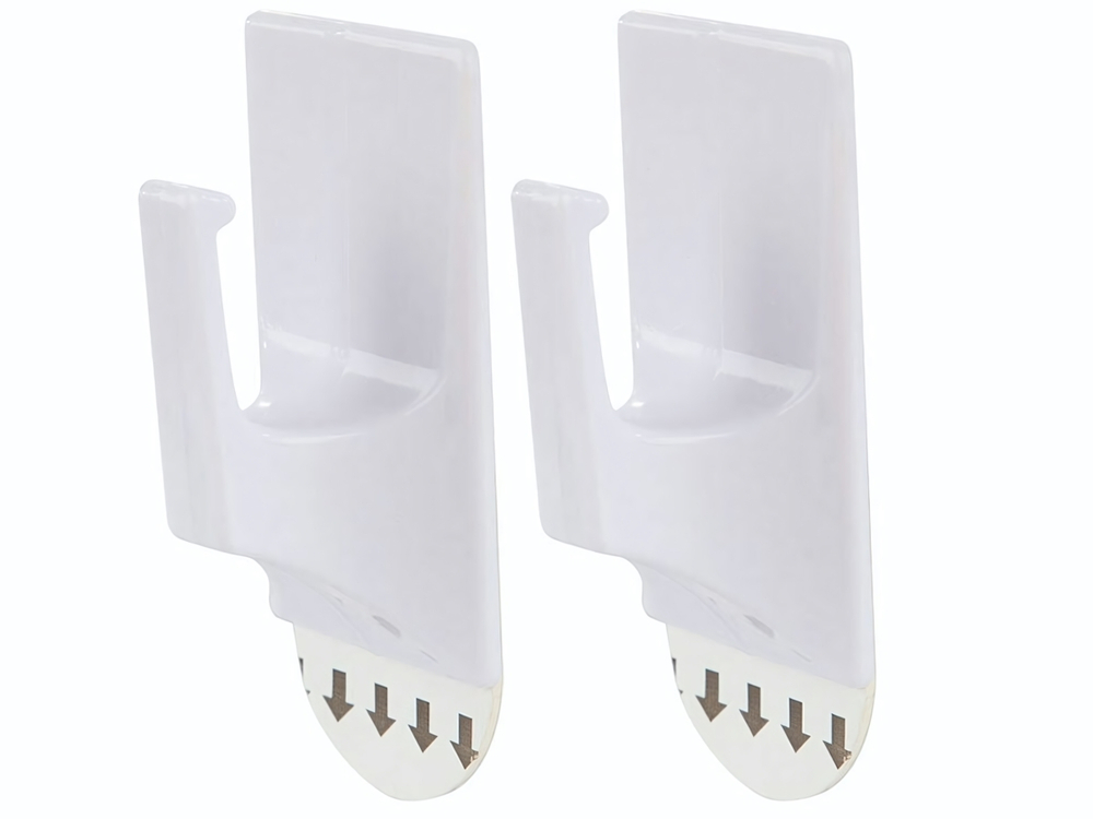 Крючок самоклеящийся 2шт ABS