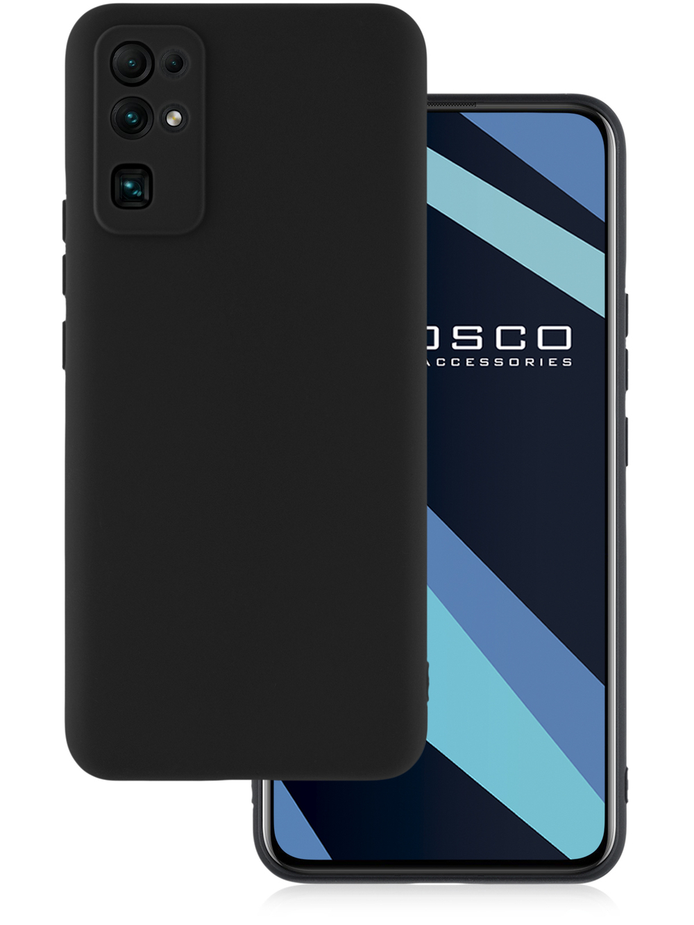 Чехол ROSCO для Honor 30;Honor 30 Premium оптом (арт. HW-H30-COLOURFUL-BLACK)