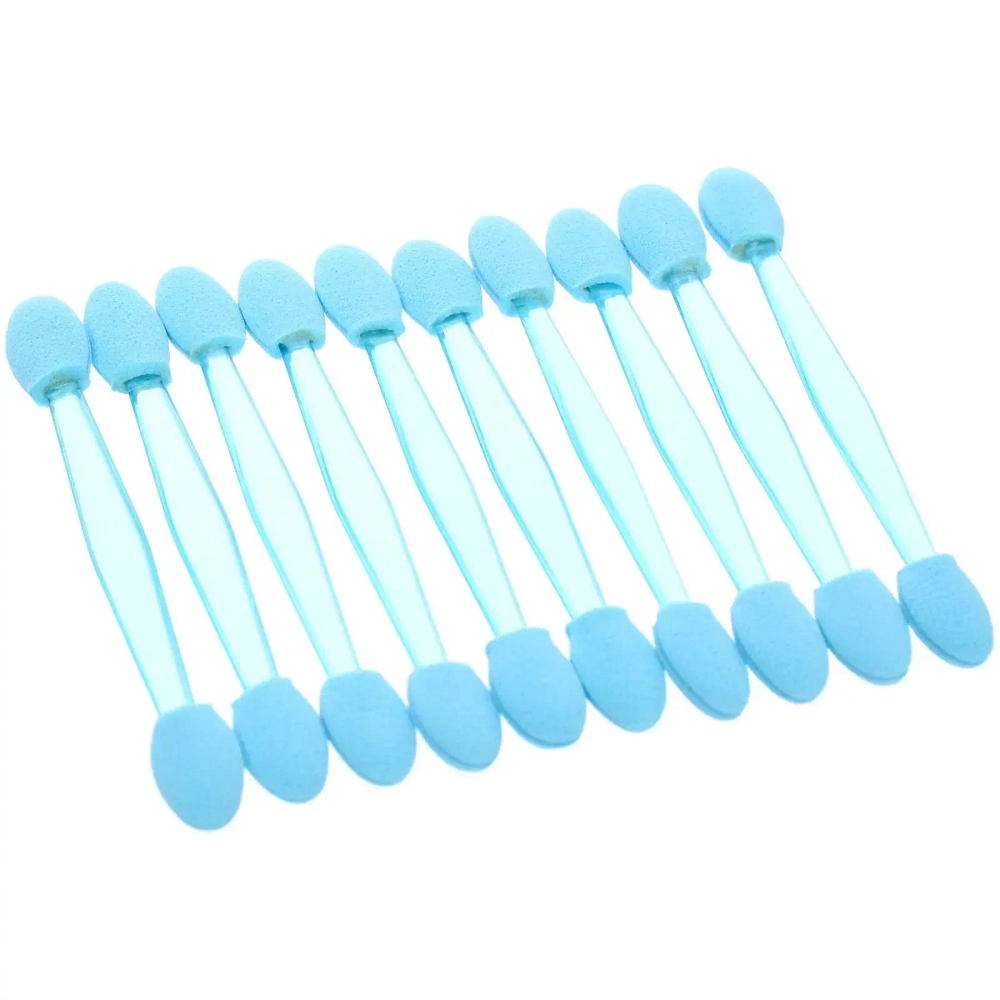 Аппликаторы для макияжа 10шт «ЭФФЕКТО», цвет голубой, 7,5см