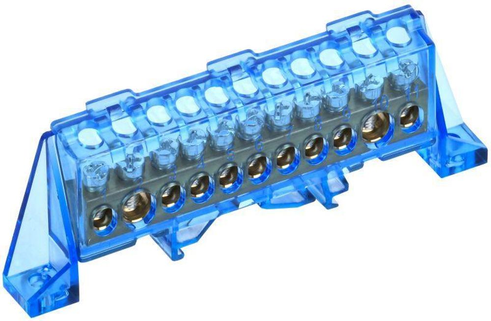 Шина нулевая N в комб. изол. &quot;Стойка&quot; 8х12-11-С TEKFOR IEK TF-NN20-11-DP-K07