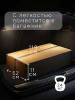 Стол письменный белый Марм 112х45х75 см, компьютерный стол с ящиком