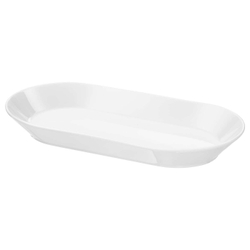 IKEA 365+ Блюдо, белое, 31x17 см
