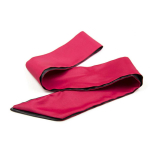 Повязка на глаза черная с бордовым