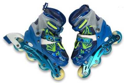 Ролики, PU полная вспышка (р-р S31-34 M35-38)