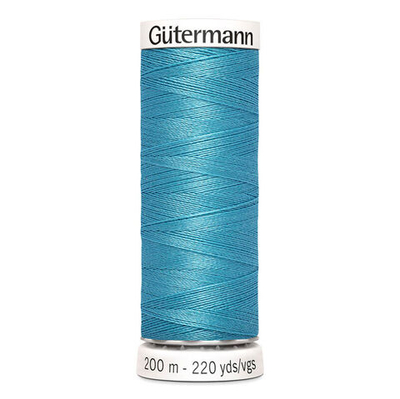 Нить Sew-All 200 м, Gutermann, 385 св.серя бирюза