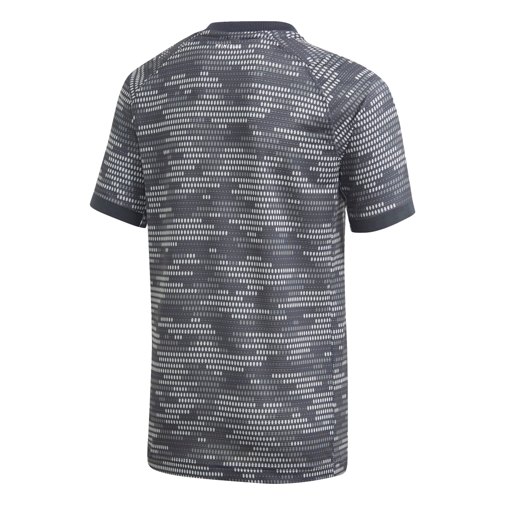 Футболка для мальчика теннисная Adidas Freelift Primeblue Tee - black/true orange