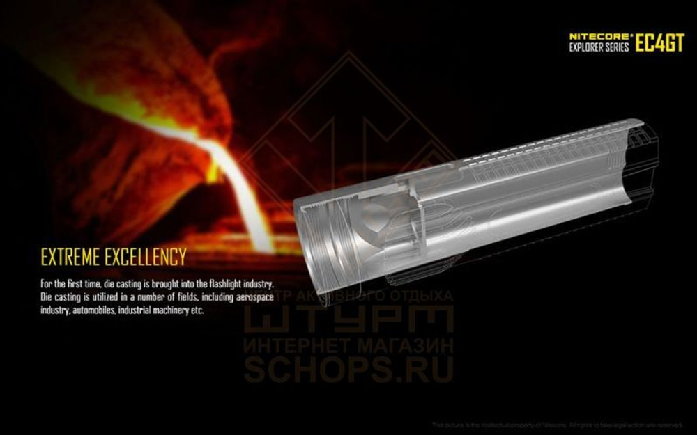 Фонарь Nitecore EC4GT