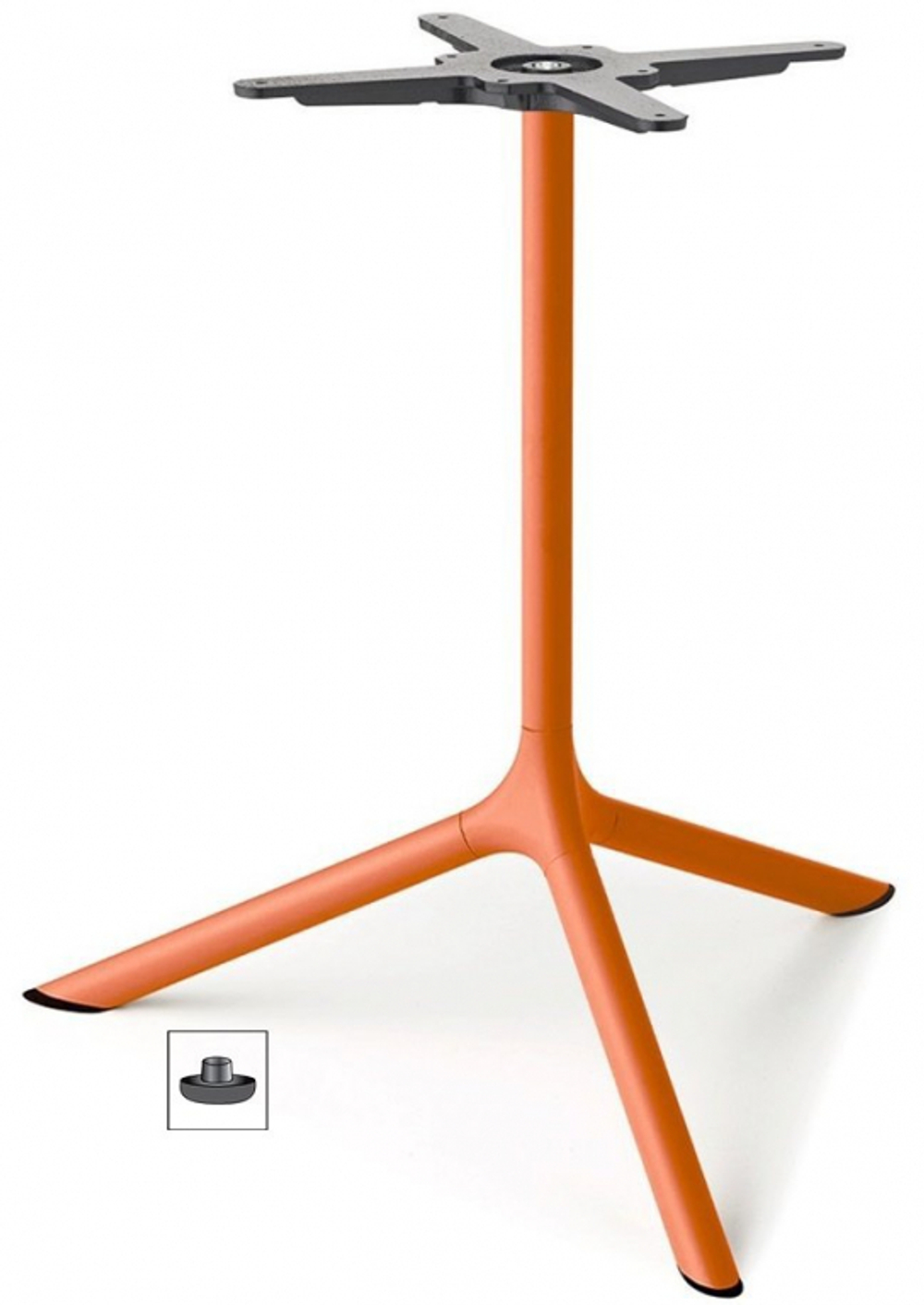 Стол ламинированный обеденный Scab Design Tripe Maxi, терракотовый, каменный