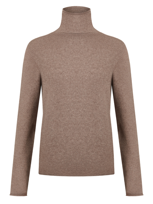 Turtleneck cappuccino color