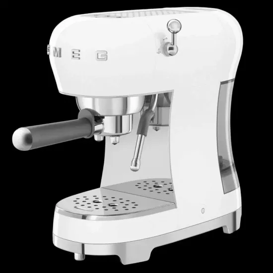 Кофемашина-эспрессо рожковая SMEG ECF02WHEU, белый / 1350 Вт