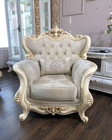 Кресло ДЖОКОНДА крем глянец