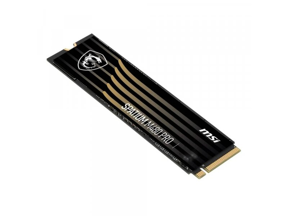 SSD накопитель MSI Spatium M480 Pro 2ТБ, M.2 2280, PCIe 4.0 x4, NVMe [S78-440Q600-P83]