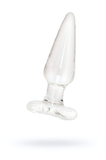 Анальная втулка из стекла (Цвет: прозрачный)