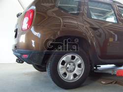 Фаркоп оцинкованный Galia D041C для Renault Duster 2010-2015, 2015-2019 2WD/4WD, Nissan Terrano 2014-(паспорт и сертификат в комплекте)(без электрики)