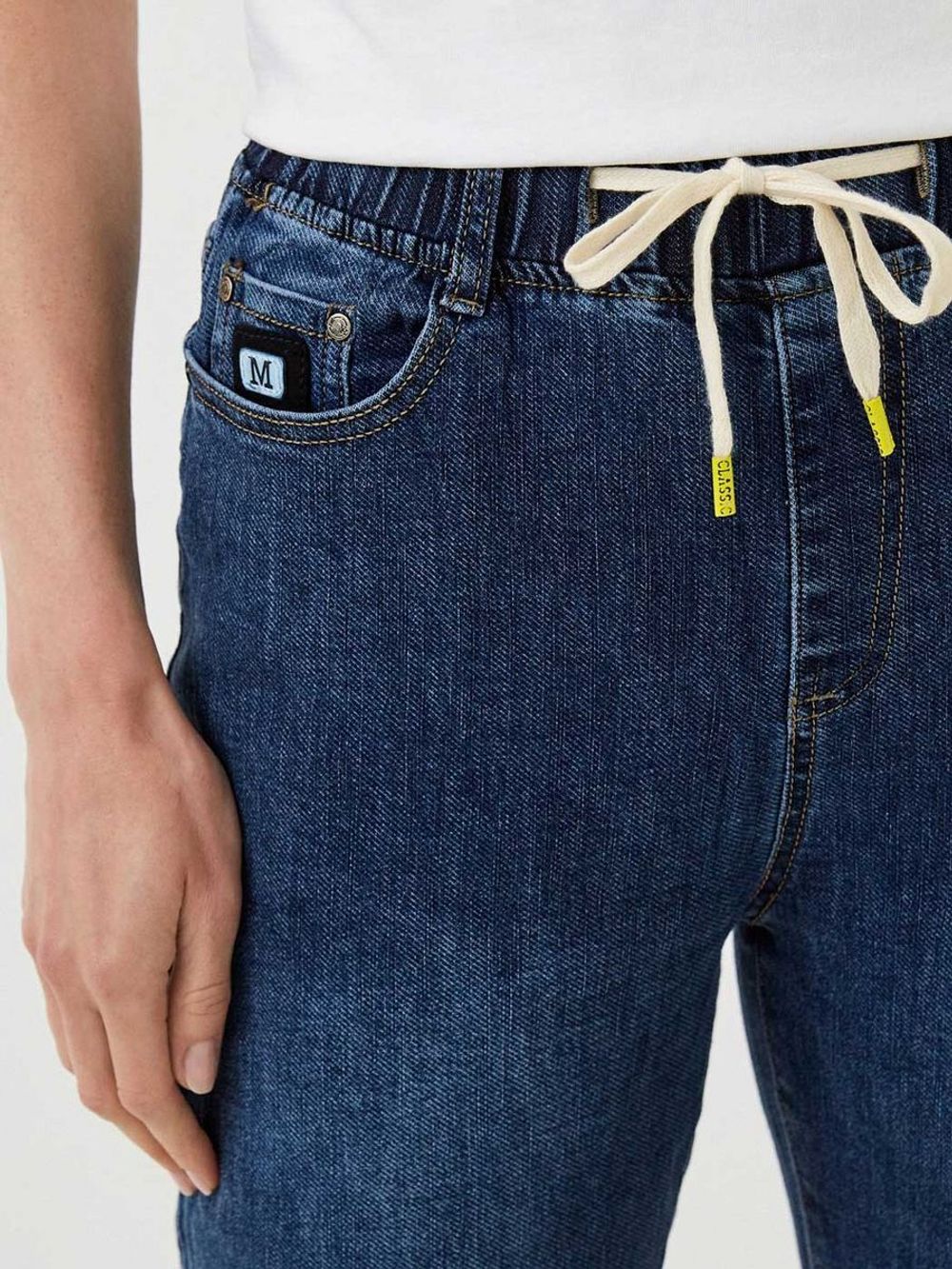 Джинсы на резинке больших размеров