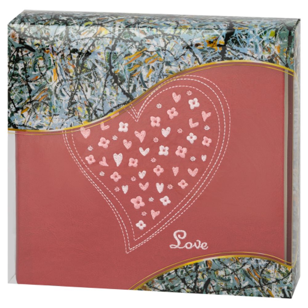 Фотоальбом Image Art IA-BBM46200 серия 121 сердце с кармашками книжный переплёт 10х15 50 листов 200 фото