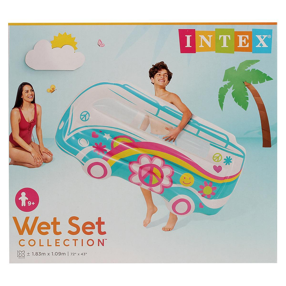 Плот для плавания 182*109см, Фургон (9+лет) (Intex)