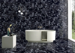 Глазурованный керамогранит End Polar Black 60x120 см 1.44 м² полированный цвет черный