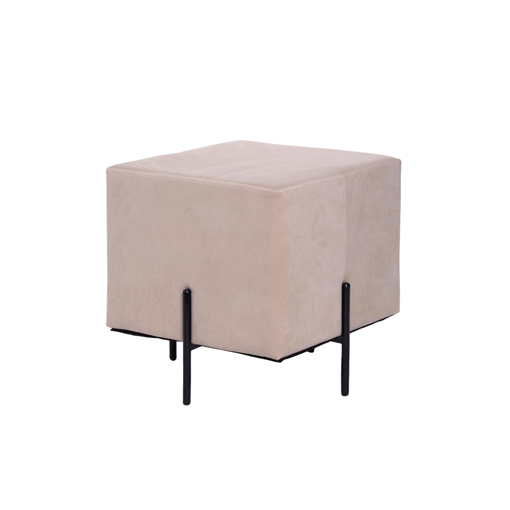 Пуф Gloria квадратный Бежевый