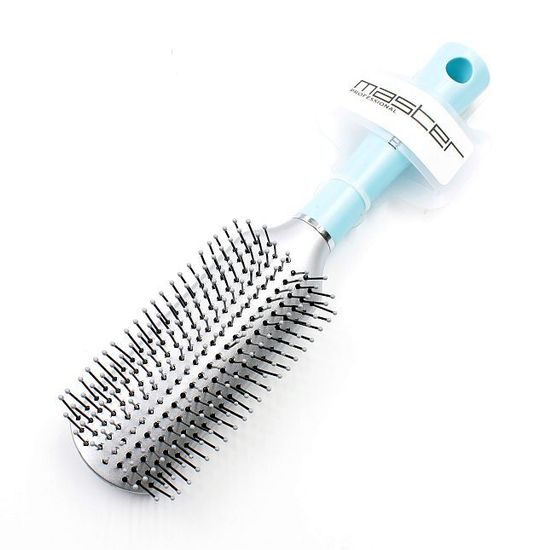 Щетка MASTER Professional 666 прямая голубая