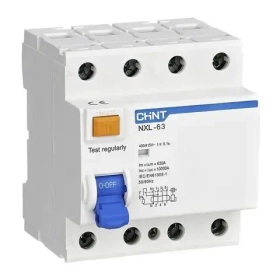CHINT УЗО NXL-63 6kA 3P+N 40A 30mA AC (R) 280791 Chint