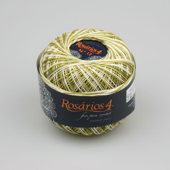 Пряжа ROSARIOS 4 Хлопок мерсеризованный принт № 12 (100% мерсеризованный хлопок)