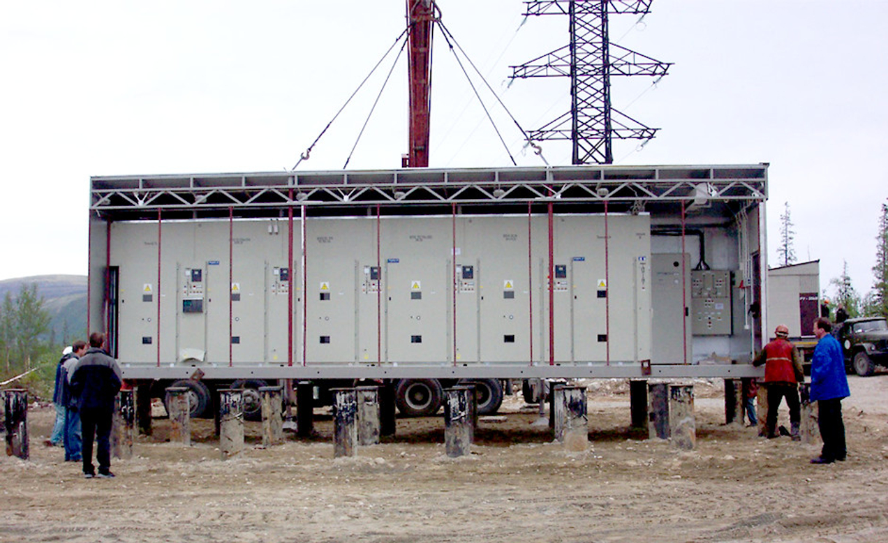 Установка трансформаторных подстанций