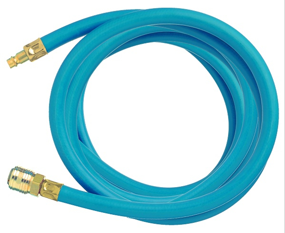 Шланг воздушный армированный 10 м / диам. 9 мм с быстроразъемными соединениями (евро)