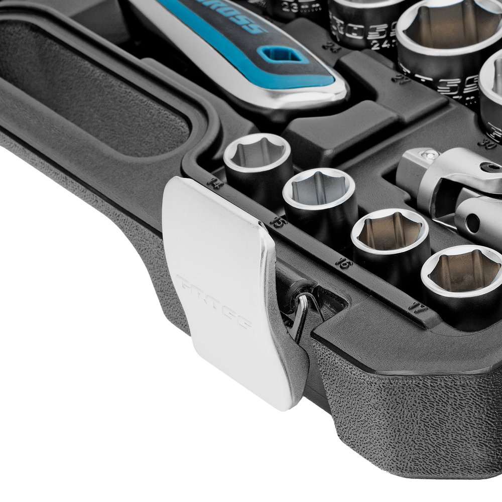 Набор инструментов, 1/2", CrV, 120 зубьев, 24 предмета Gross