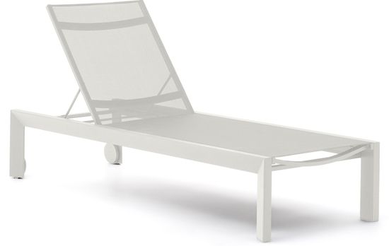 Canutells Алюминиевый шезлонг с белой отделкой Испания La Forma