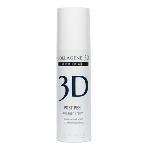 Коллагеновый крем для лица после проведения агрессивных процедур Medical Collagene 3D Post Peel (проф) 30мл