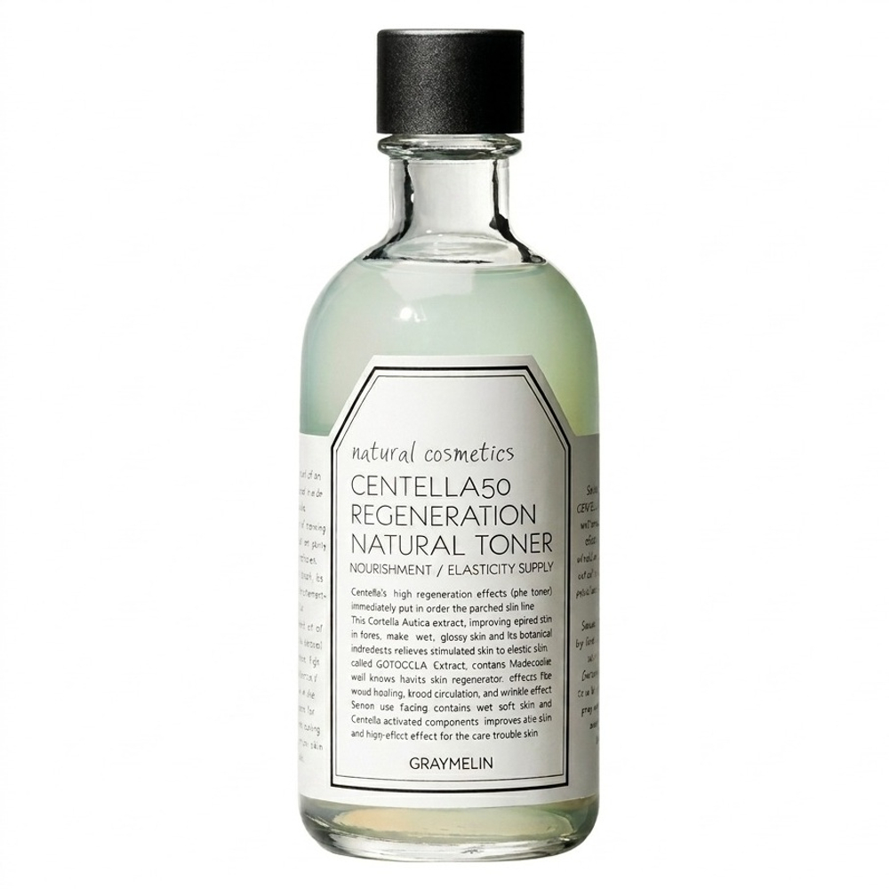 Восстанавливающий тонер с экстрактом центеллы Graymelin Centella 50 Regeneration Natural Toner, 130мл