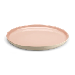 Тарелка обеденная Emile Henry Powder Pink/Clay, 28 см