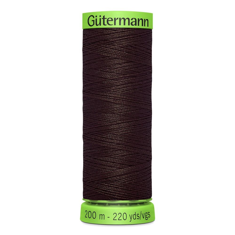 Нитки для тонких тканей Gutermann Extra Fine 150 (200 метров), 5 кат. | 696 т.шоколад