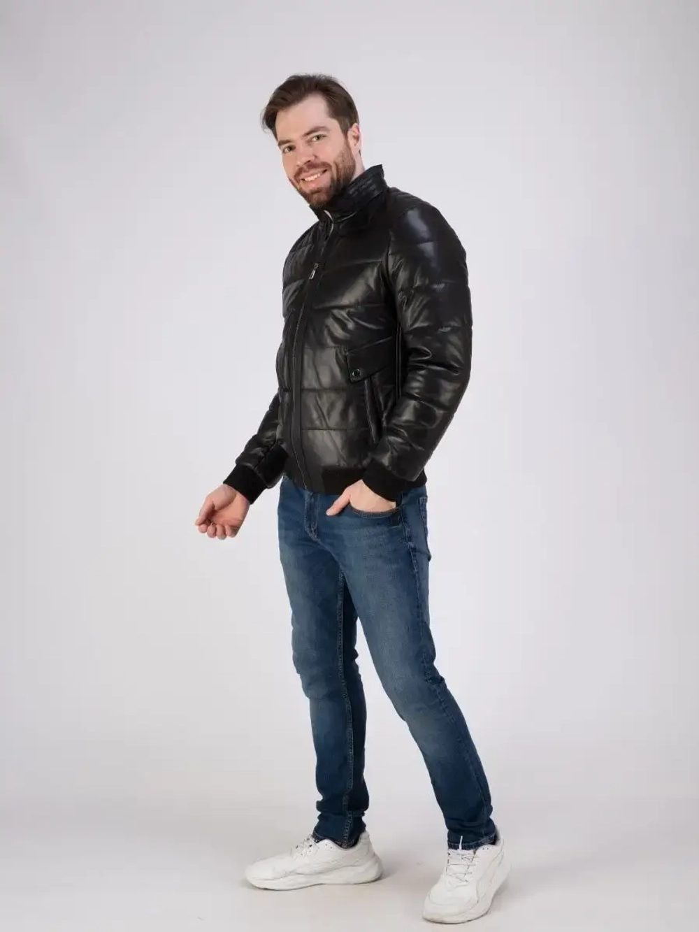 Куртка кожаная из натуральной кожи