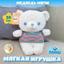 Мягкая игрушка плюшевый Медведь подарок для девочки мальчика